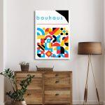 Πίνακας σε καμβά Bauhaus geometrical II