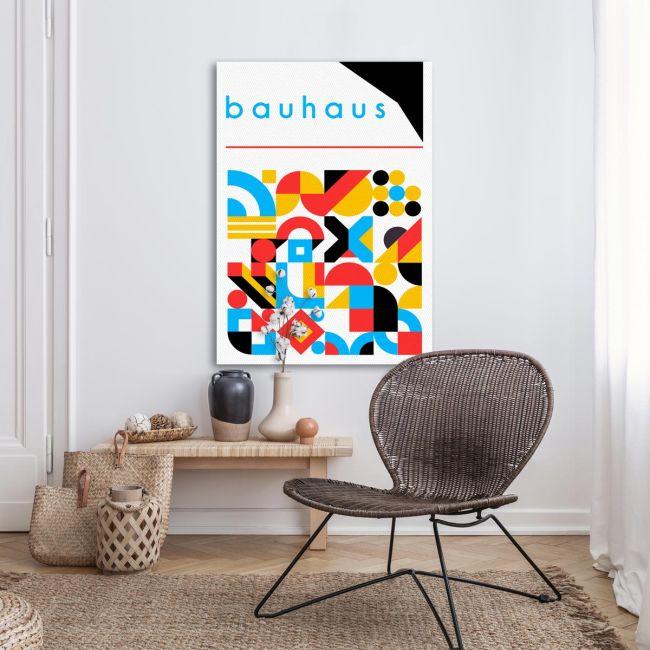 Πίνακας σε καμβά Bauhaus geometrical II