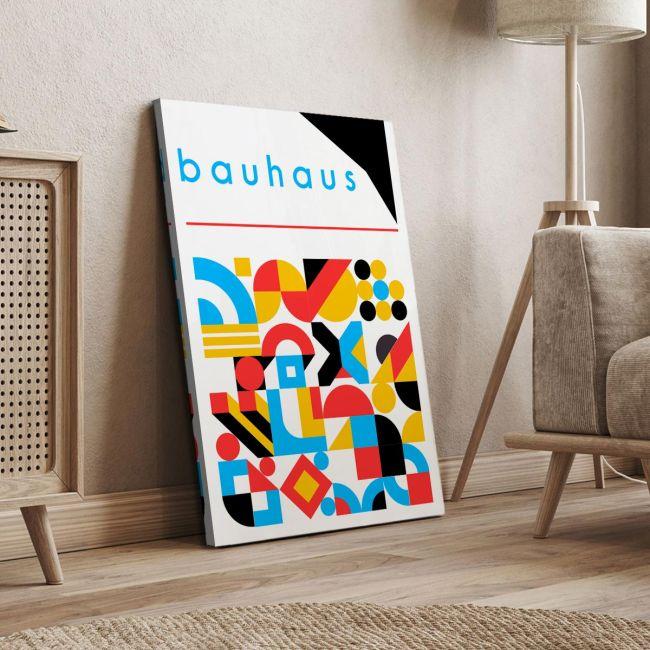 Πίνακας σε καμβά Bauhaus geometrical II