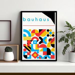 Αφίσα Έκθεσης Bauhaus geometrical II, αφίσα, κάδρο
