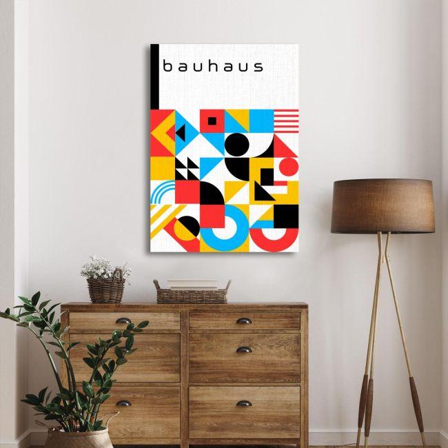 Πίνακας σε καμβά Bauhaus geometrical III