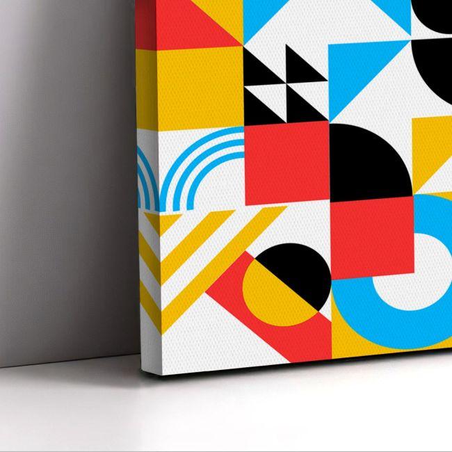 Πίνακας σε καμβά Bauhaus geometrical III