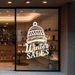 Αυτοκόλλητο εκπτώσεων WInter Sales, art 1