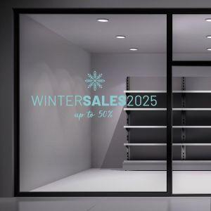 Αυτοκόλλητο εκπτώσεων WInter Sales, art 3