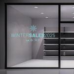 Αυτοκόλλητο εκπτώσεων WInter Sales, art 3