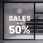 Αυτοκόλλητο εκπτώσεων Winter Sales, art 4