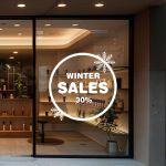 Αυτοκόλλητο εκπτώσεων Winter Sales, art 6