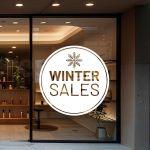 Αυτοκόλλητο εκπτώσεων Winter Sales, art 7