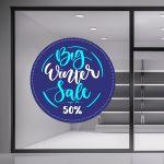 Αυτοκόλλητο εκπτώσεων Winter Sales, art 11