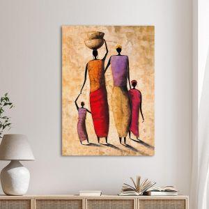Πίνακας σε καμβά, African family