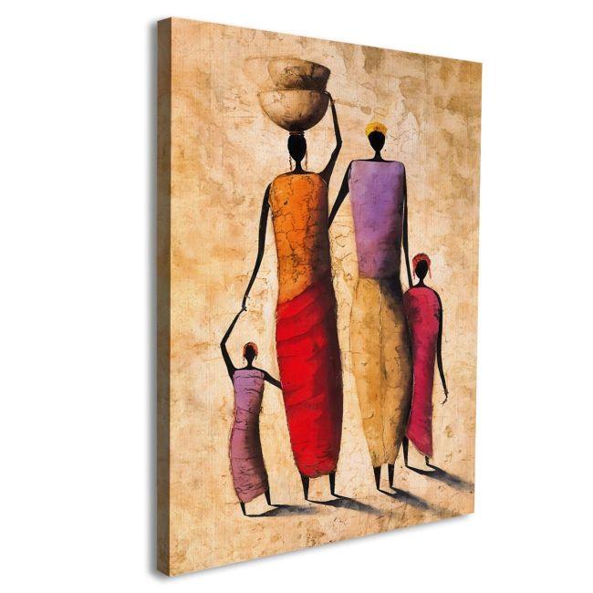 Πίνακας σε καμβά, African family