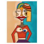 Woman, Picasso style I, Poster