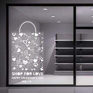 Shop window sales sticker, shop for love