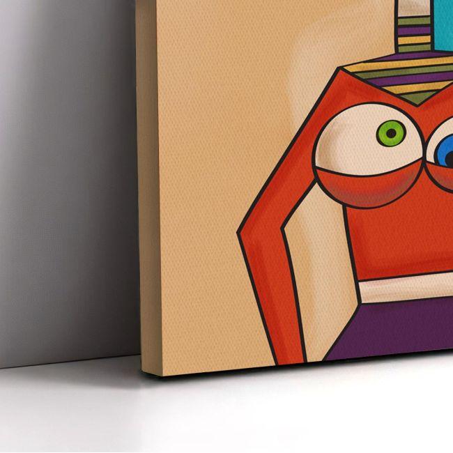 Πίνακας σε καμβά Woman, Picasso style I