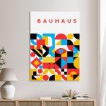 Πίνακας σε καμβά Bauhaus geometrical IV