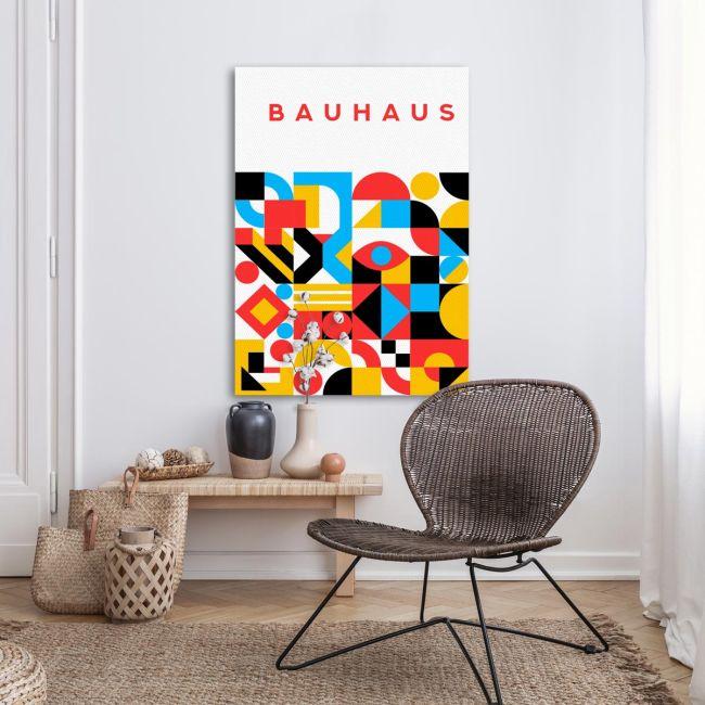 Πίνακας σε καμβά Bauhaus geometrical IV