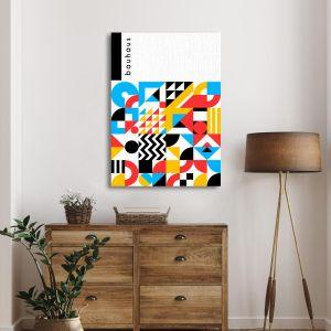 Canvas print Bauhaus geometrical V Framed canvas View 1 2