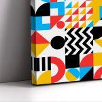 Πίνακας σε καμβά Bauhaus geometrical V