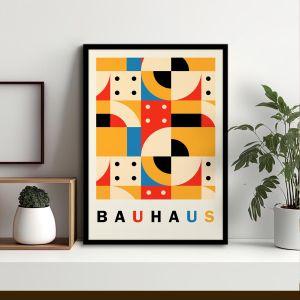 Exhibition Poster Bauhaus in red, blue, yellow