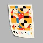 Exhibition Poster Bauhaus in red, blue, yellow