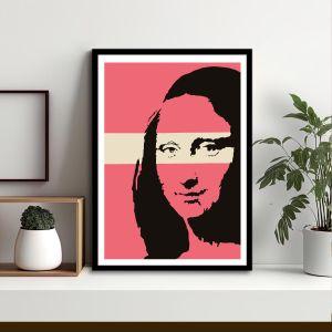 Bansky's Mona Lisa, αφίσα, κάδρο