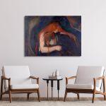 Canvas print Vampire by Munch