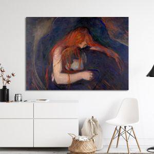 Canvas print Vampire by Munch