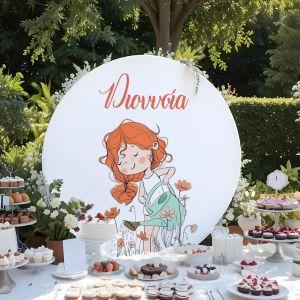 Wooden printed sign, Spring flowers 4