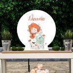 Wooden printed sign, Spring flowers 4