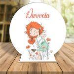 Wooden printed sign, Spring flowers 4