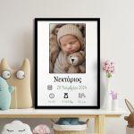 Birthday Poster large photo minimal 2