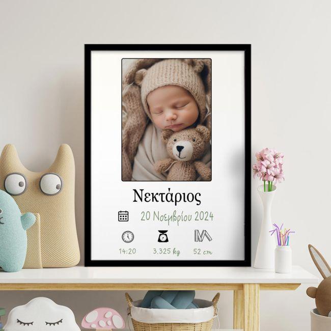 Birthday Poster large photo minimal 2