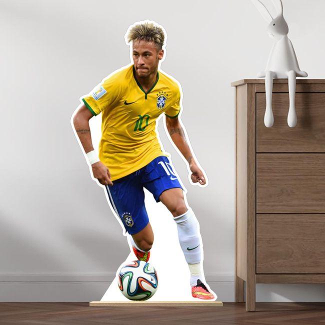Neymar wooden decorative figure