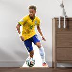 Neymar wooden decorative figure
