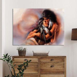 Πίνακας σε καμβά The lovers