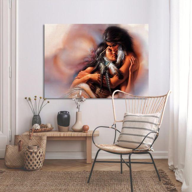 Canvas print The lovers