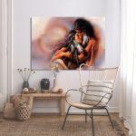 Canvas print The lovers