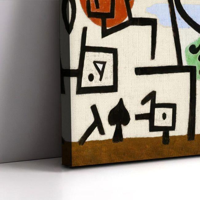 Canvas print Rich harbour, Paul Klee,3 panels