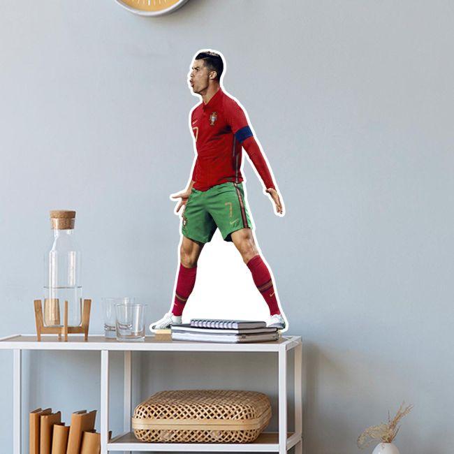 Ronaldo Cristiano Portugal colors, art2 wooden decorative figure