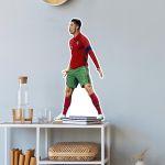 Ronaldo Cristiano Portugal colors, art2 wooden decorative figure