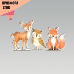 Μινι μαους 2 wooden figures διακοσμητικές Minnie