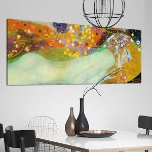 Canvas print Water serpents II  (detail I) Klimt Gustav Framed canvas View 1 2