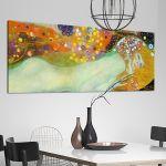 Canvas print Water serpents II(detail I), Klimt Gustav