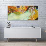 Canvas print Water serpents II(detail I), Klimt Gustav