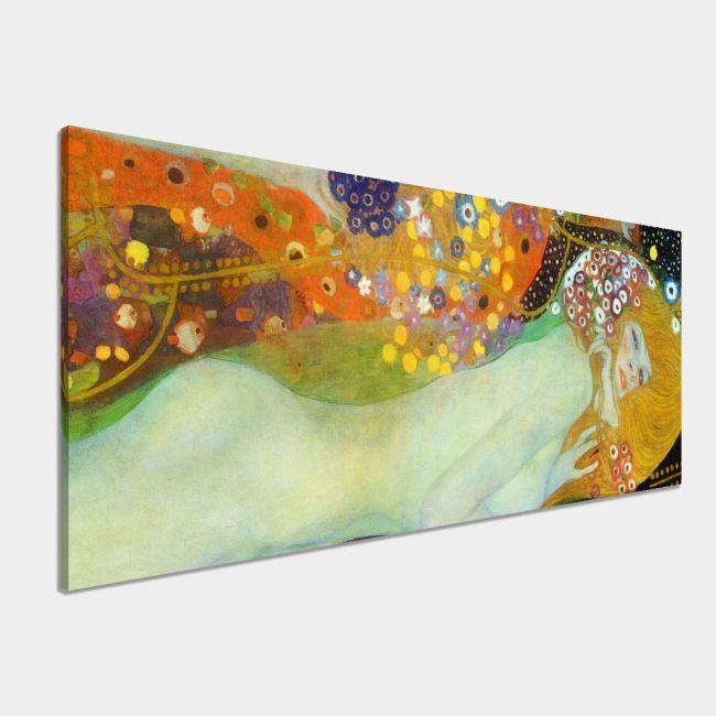 Canvas print Water serpents II(detail I), Klimt Gustav