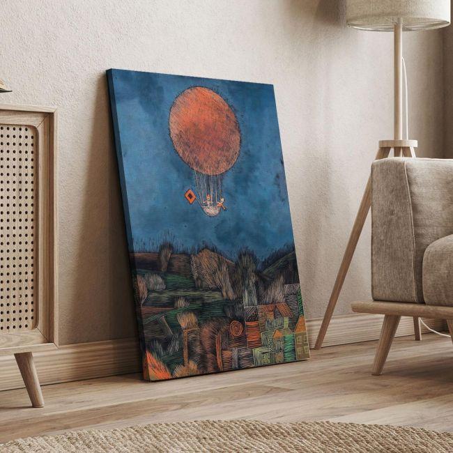 Canvas print The balloon, vertical, Klee P