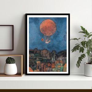 The balloon, κάθετο, Klee Paul, αφίσα, κάδρο