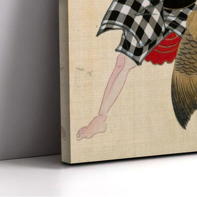 Πίνακας ζωγραφικής Leaf from Album of Actor Portraits, Shorakusai