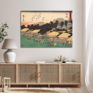 Canvas print Kyôka Tôkaidô Hamamatsu Framed canvas View 1 2