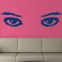 Αυτοκόλλητο τοίχου Γυναικεία Μάτια